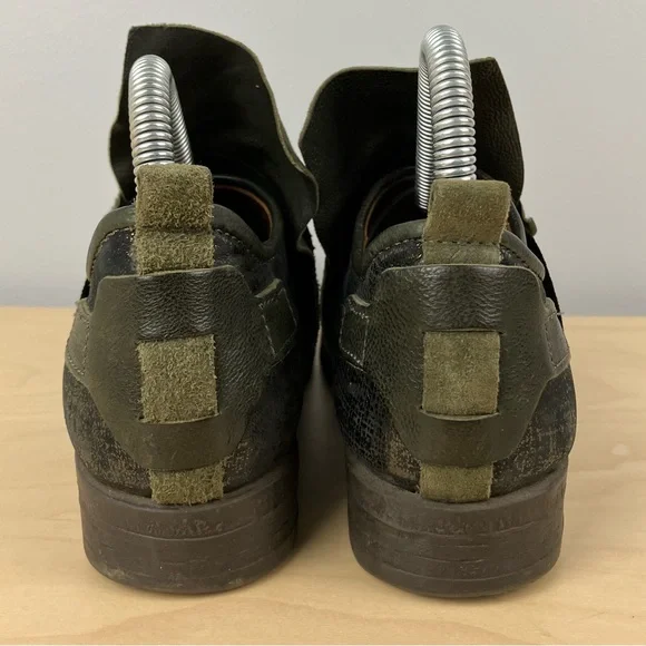 A.S. 98 Airstep Women’s Size 37 / 6.5-7 Green Suede Leather Low Oxford Shoes - Picture 8 of 11